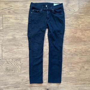 Rag & Bone Capri Jeans Women's Size 27 Black Low Rise Skinny